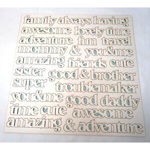 Mintay Chippies Chipboard Decor Elements Family Set  MT-CHIP2-D51